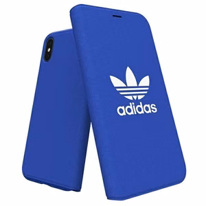 Adidas OR Booklet Case Kangaskotelo iPhone X/Xs - sininen