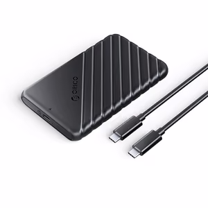 Orico 25PW1C-C3 2.5 tuuman HDD/SSD USB-C 3.1 6Gb/s levyasema - musta