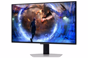 Samsung G60SD tietokonenäyttö 68.6 cm (27") 2560 x 1440 pikseliä Quad HD OLED, hopeinen