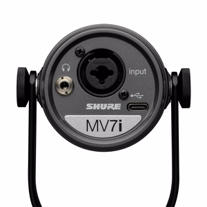 Shure MV7i – älymikrofoni sisäänrakennetulla ääniliitännällä