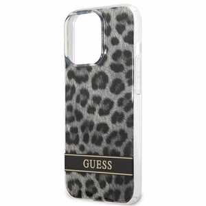 Guess GUHCP13LHSLEOK iPhone 13 Pro / 13 6.1" harmaa/harmaa kovakotelo Leopardi