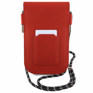 Hello Kitty Leather Hiding Kitty olkalaukku – punainen