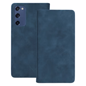 Smart Suede suojakuori puhelimelle Samsung Galaxy S20 FE / S20 Lite / S20 FE 5G tummansininen