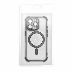 Suojakuori iPhone 17 AIR:lle Antishock Electro MagSafe-yhteensopiva musta