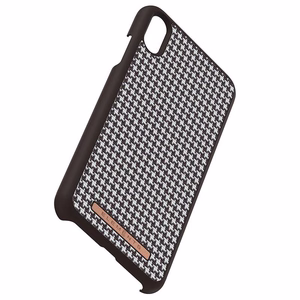 Nordic Elements Saeson Idun Pattern 2 suojakuori laitteelle iPhone XS Max, tummanruskea