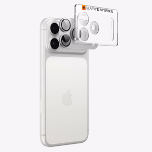 Spigen Optik Pro XL GLAS.TR EZ FIT karkaistu lasi mallille iPhone 18 Pro Max, hopeinen