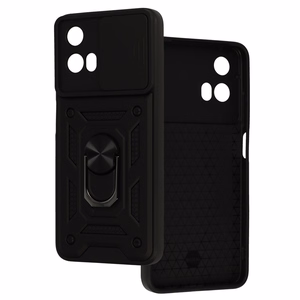 Slide Camera Armor Case for Motorola Moto G35 5G Black