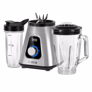 EASY EXPERT GO -tehosekoitin, 1300 W, 1,5 l:n lasikannu ja 600 ml:n matkamuki