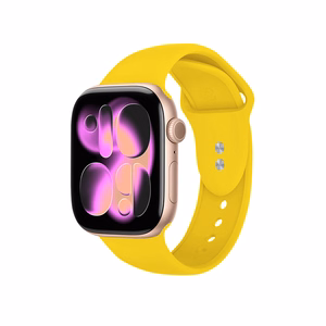 Crong Liquid strap for Apple Watch 38 / 40 / 41 / 42 mm, yellow