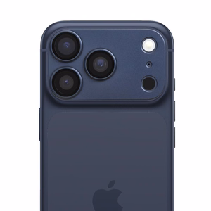 AR+AF Täysmetallinen karkaistu lasi IPHONE 17 PRO MAX:lle sininen