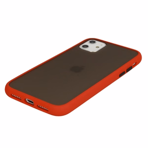 Vennus Color Button Bumper Samsung Galaxy S21 Ultra:lle punainen