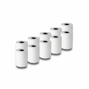 Qoltec 51896 – BPA-vapaat lämpöpaperirullat, 57×20 mm, 55 g/m², 10 kpl
