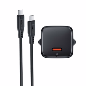 Charger Acefast A118 30W GaN USB-C + USB-C to USB-C cable 1.2m black
