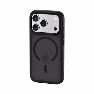 Benks Magnetic Mist Case -suojakuori metallikehyksellä (K069) Iphone 17 Pro:lle, musta (kameran ohjauspainike)