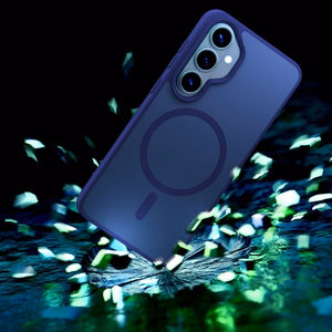 Samsung Galaxy S26 – 3mk Smoke MagCase sininen puhelimen suojakuori