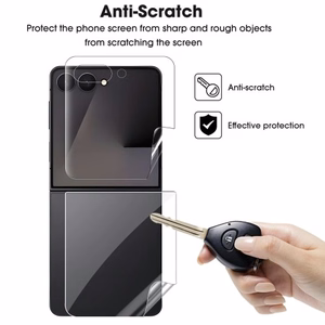 Näytönsuoja Flexible Clear HD setti 2in1 Samsung F721 Z Flip4 (Bulk)