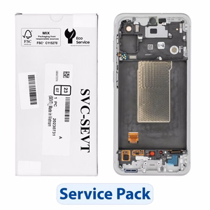 ServicePack LCD-näyttö Samsung A56 5G A566B - harmaa GH82-36829B