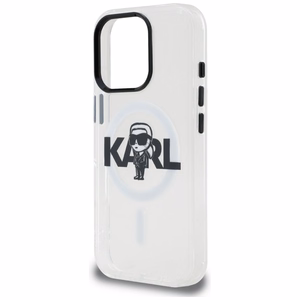 Karl Lagerfeld IML Karl Sketch Logo MagSafe suojakuori iPhone 16 Pro - läpinäkyvä