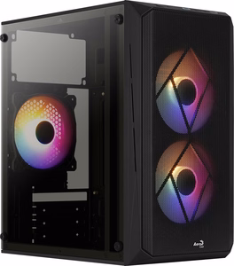 Aerocool CS107V2 musta Mini Tower tietokonekotelo