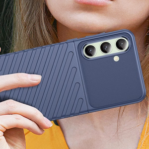 Thunder Suojakuori Samsung Galaxy S24 FE Silikoninen panssarisuoja - Sininen