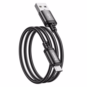 Hoco USB-A - Micro USB -kaapeli 2,4A 1 m X89 musta