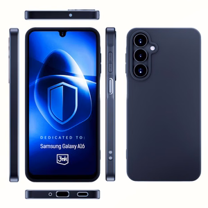 3mk Matt Case Samsung Galaxy A16:lle - Musta