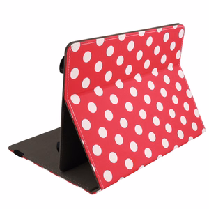 Wonder Canvas tablettikotelo 13 tuumaa punainen pilkukuvio