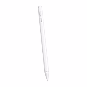 Baseus Smooth Writing 2 Stylus Lite LED-indikaattoreilla kuunvalkoinen (aktiivinen, USB-C kaapeli mukana)