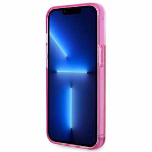 Karl Lagerfeld KLHCP14XLCKVF iPhone 14 Pro Max 6.7 vaaleanpunainen / vaaleanpunainen kovakuori Liquid Glitter Elong