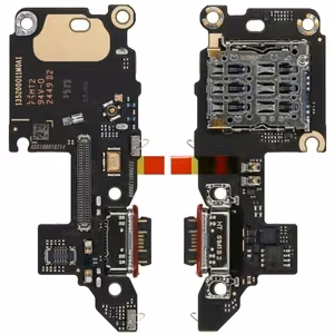 Joustava liitin Xiaomi Poco F7 Pro 5G latausliitännällä ja mikrofonilla, SIM-kortin kontaktilla alkuperäinen (service pack)