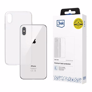 3mk Clear Case -suojakuori iPhone Xs Max:lle - läpinäkyvä