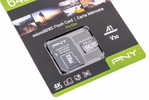 PNY PRO Elite microSDXC 64GB -muistikortti