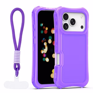Safepop suojakuori hihnalla iPhone 17 Pro 6,3" violetti