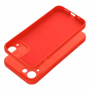 SILICONE MAG COVER puhelinkuori, yhteensopiva MagSafe-tekniikan kanssa, iPhone 13 punainen