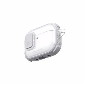 AmazingThing Titan Pro Mag Case Clear Suojakuori AirPods Pro 3 -kuulokkeille - valkoinen