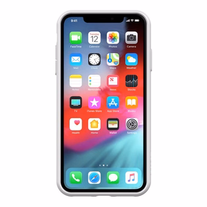 Incase Pop suojakuori laitteelle iPhone XS / X, läpinäkyvä ja norsunluunvärinen