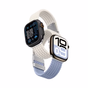 2 kpl AmazingThing Blend Band Apple Watch 45/46/49mm:lle - Space Blue / Stellar