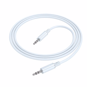 Borofone AUX-kaapeli BL21 Lemon - jack 3,5mm - jack 3,5mm - 1 metri sininen