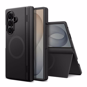 Tech-Protect Kevlar Aura -suojakuori laitteelle Samsung Galaxy Z Fold 8 Ultra, MagSafe-yhteensopiva – musta