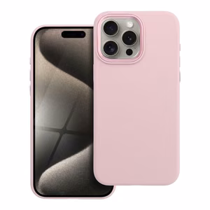 Suojakuori iPhone 15 PRO MAX:lle Forcell F-Protect Frame Premium yhteensopiva MagSafen kanssa vaaleanpunainen