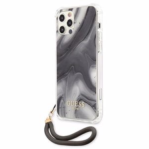 Guess Marble Collection iPhone 12 / iPhone 12 Pro -kotelo - harmaa