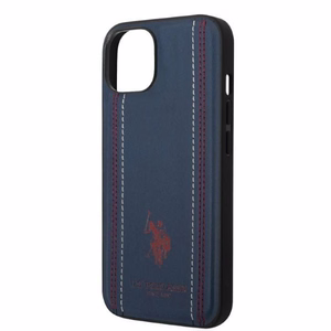 US Polo USHCP14MPFAV iPhone 14 Plus 6.7" laivastonsininen nahkaommel