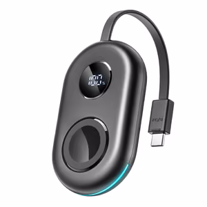 Joyroom JR-W09 3W Langaton Varavirtalähde USB-C Kaapelilla Apple Watch:lle - musta
