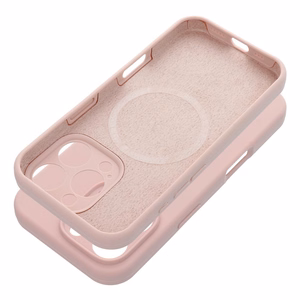 Silikoninen 2 mm suojakuori iPhone 16 MagSafe-yhteensopiva hiekanpinkki