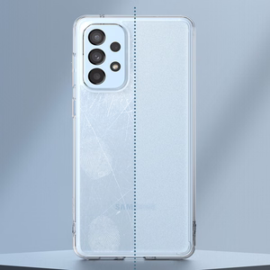Ringke Fusion Fusion Matte tpu tapauksessa läpikuultava Samsung Galaxy A73 geeli kehys