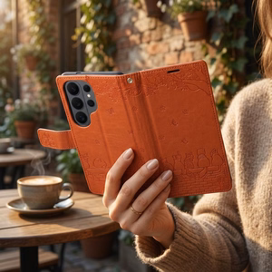 MEZZO Book Suojakuori Redmi Note 15 4G kissat ruskea