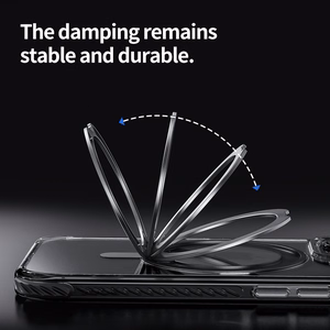 Rock Rotating Stand Crystal Series Magnetic for Iphone 16 black
