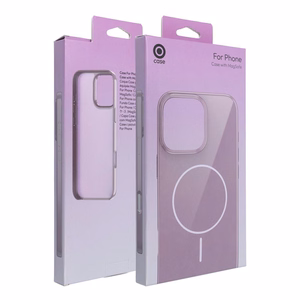 Suojakuori iPhone 16 PLUS:lle Glossy Mag Cover MagSafe-yhteensopiva violetti