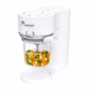 Momini YummyMaker 5-in-1-höyrytehosekoitin vauvanruoalle, itsesterilointitoiminto