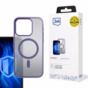 3mk Frosty MagCase Purple Case for Apple iPhone 16 Pro - purple